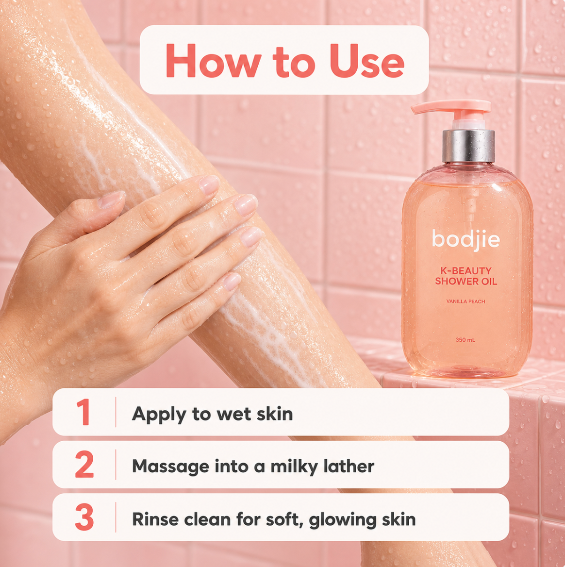 K-Beauty Shower Oil